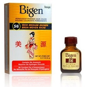 Bigen Powder Hair Color - 56 Rich Medium Brown